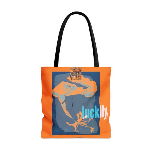 Large Tote Bag - Luckily + Seriously