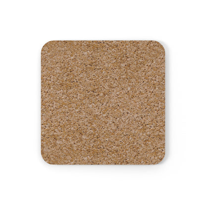 Cork Back Coaster - Hoppily