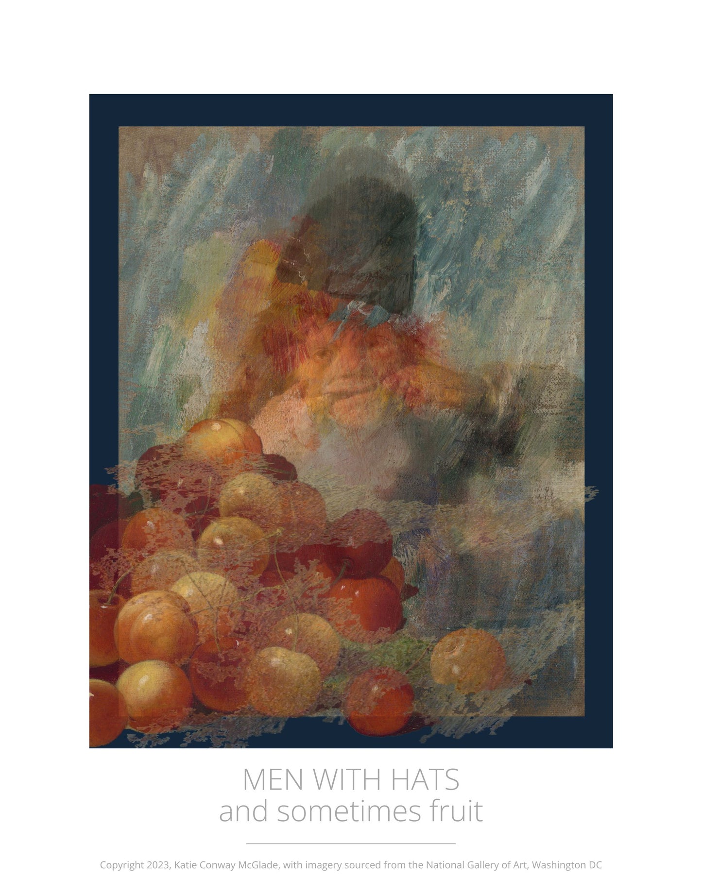 Cheeky Boy, That One ~ from the "Men with Hats (and sometimes fruit)" poster series