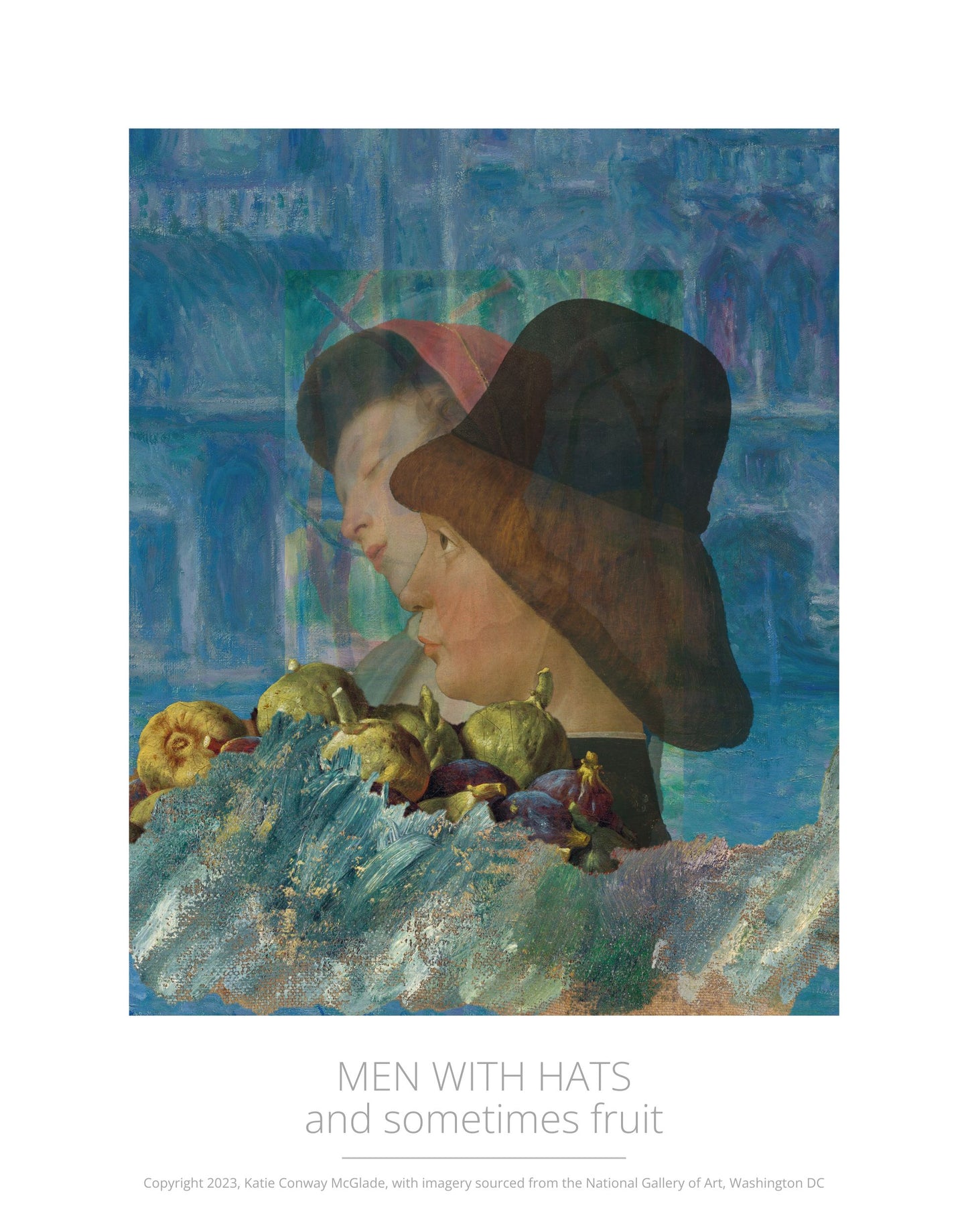 Sleeping Girl Meets Fourth Marquis de Mantua ~ from the "Men with Hats (and sometimes fruit)" poster series