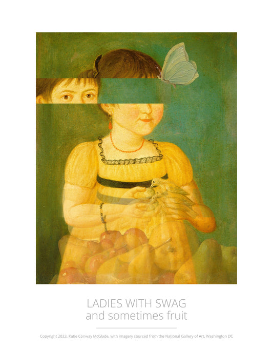 A Girl Likes her Creature Comforts ~ from the "Ladies with Swag (and sometimes fruit)" poster series