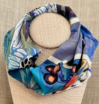 Heartfully, an infinity scarf