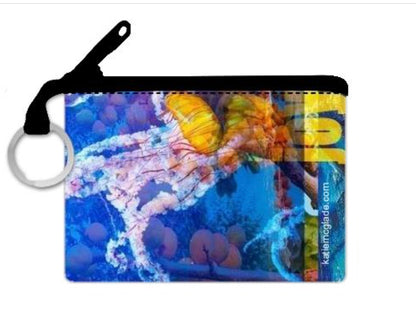 Card Wallet with Key Ring - Joyfully